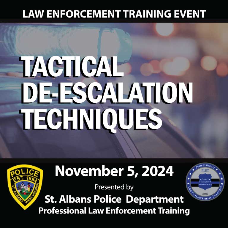 Law Enforcement Training - Tactical De-escalation Techniques - Nov. 5, 2024 - SAPD Headquarters.