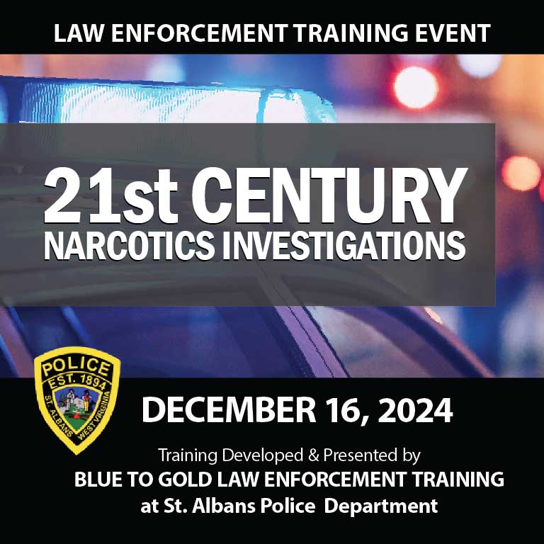 Enhance your expertise in narcotics investigations with our training on Dec 16, 2024, in Saint Albans, WV. Learn cutting-edge strategies from expert John Krewer. Register for $225!